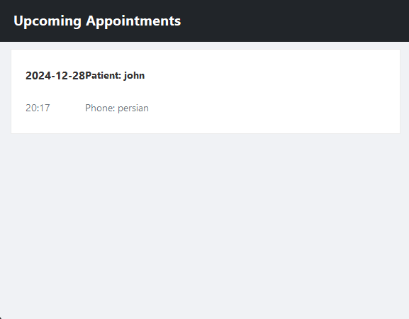 Appointment Scheduling